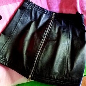 Leather Skirt